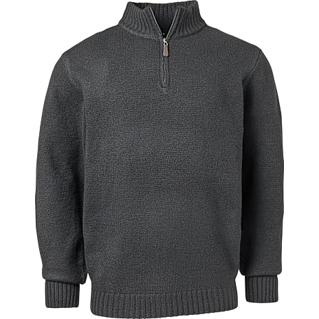 VRS Herre Halfzip Strik Str. 3XL Sort