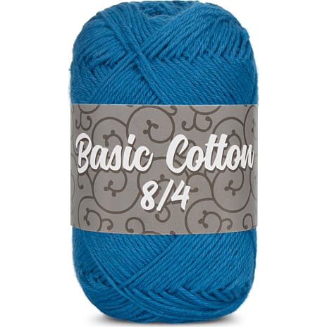 Basic Cotton Garn Koboltblå 006