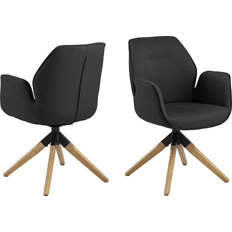 AC Design Furniture Aura Spisebordsstol Mørkegrå