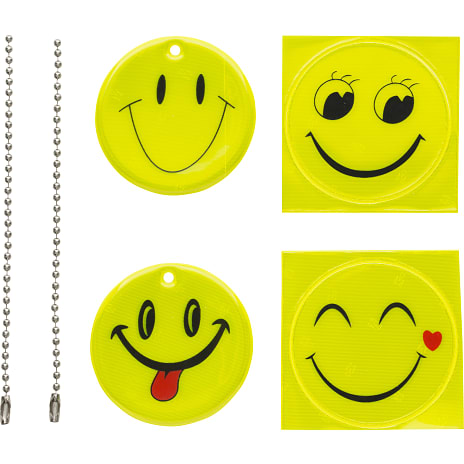321 Go! Reflekssticker & Hangers Smiley