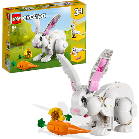 LEGO Creator 3-i-1 hvid kanin 31133