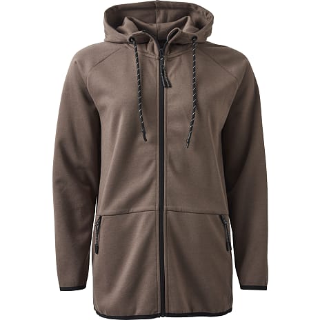VRS Dame Hoodie Str. S Brun