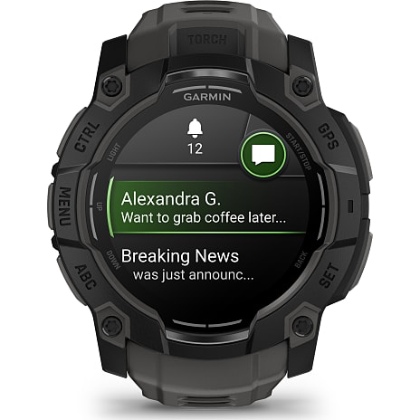 Garmin Instinct 3 Amoled Sort