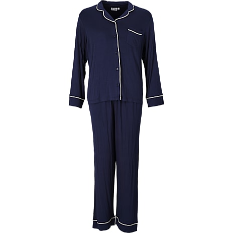 VRS Dame Pyjamas Mørkeblå Str. 2XL