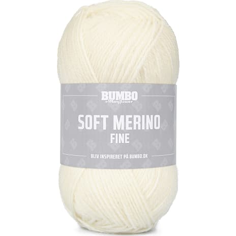 Bumbo By Mayflower Soft Merino Fine Uldgarn Råhvid 1102