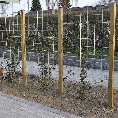 HORTUS Tillægsfag rionet sort stolpe