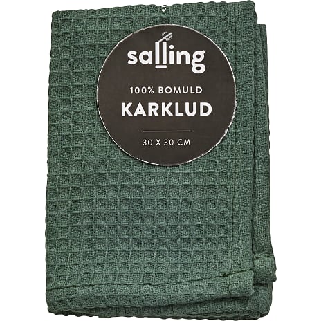 Salling karklud - mørkegrøn 1 stk.