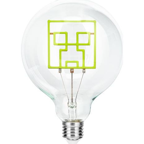 Paladone Minecraft Creeper LED neon pære - grøn 1 stk.