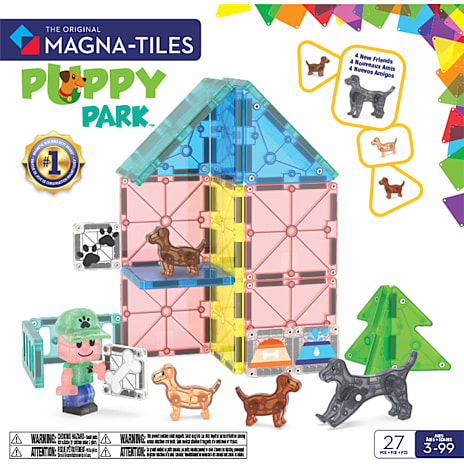 Magna-Tiles magnetisk byggesæt 27 dele 1 stk.