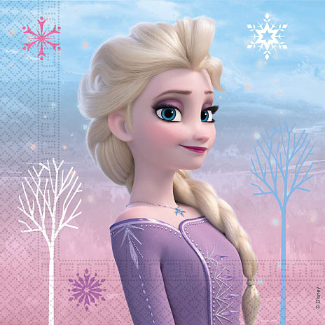 Disney Mønstrede servietter Frost 20-pak