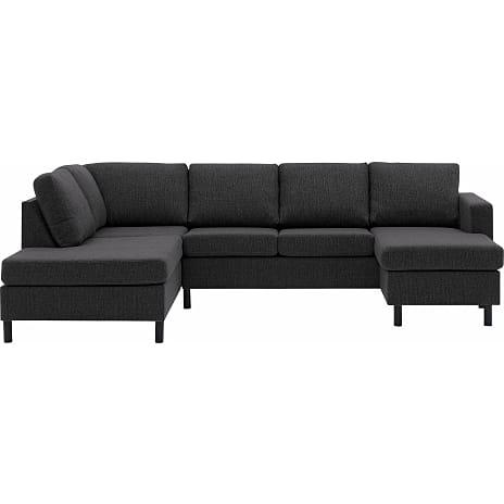 Oslo Højrevendt U-sofa Mørkegrå