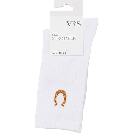 VRS Dame Tennisstrømper Str. 39/42 Hvid
