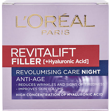 L'Oréal Paris Revolumising Care anti-age natcreme m. hyaluronsyre 50 ml