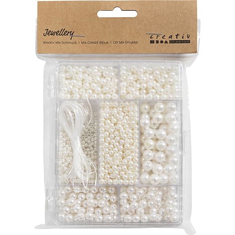 Creotime DIY Kit Smykker Hvid Perlemor