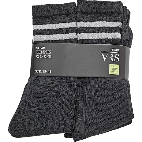VRS Herre Tennisstrømper Sort