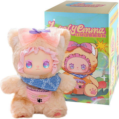 Popmart Lovely Emma Pocket Zoo figur - flere varianter - assorteret 1 stk.
