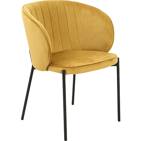 Michelle spisebordsstol karry velour