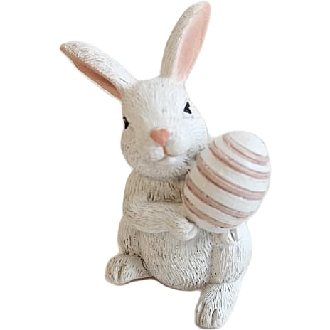 Påskefryd Kanin med Æg 8 cm Assorteret