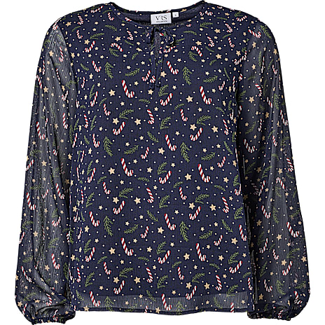 VRS Dame Bluse Str. 2XL Navy