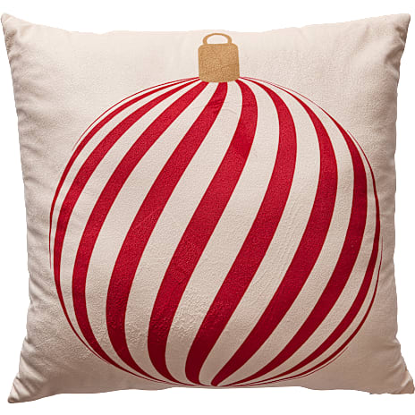Julefryd Pyntepude Velour Julekugleprint