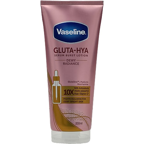 Body lotion Gluta-Hya Serum Burst Dewy Radiance, Vaseline 200 ml