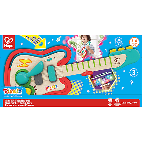 Hape Pixelz Rainbow rockguitar