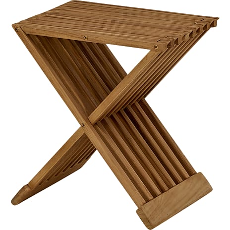 Andre mærker Gandia foldbar skammel teak