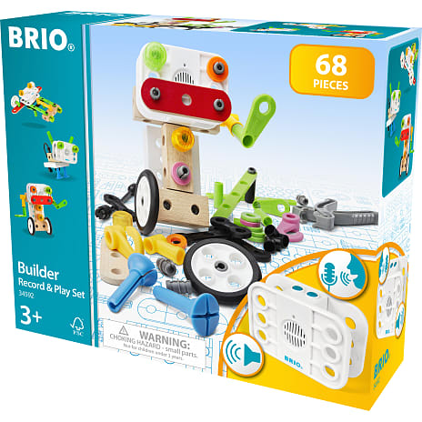 BRIO Builder Legesæt med Optager og Afspiller 34592