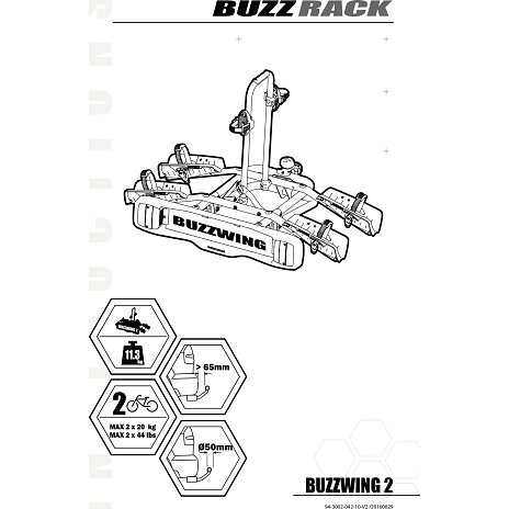 Buzzwing 2 cykelholder til 2 cykler Kob pa fotex