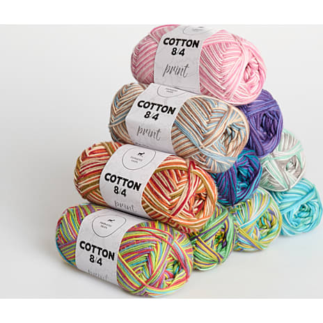 Farmers Yarn 8/4 Print Bomuldsgarn Assorteret
