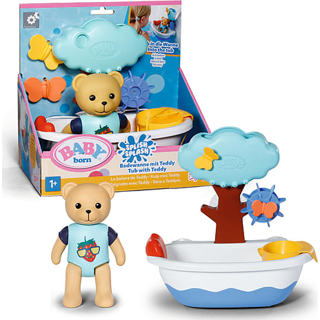 Baby Born Dukke Badekar Med Bamse
