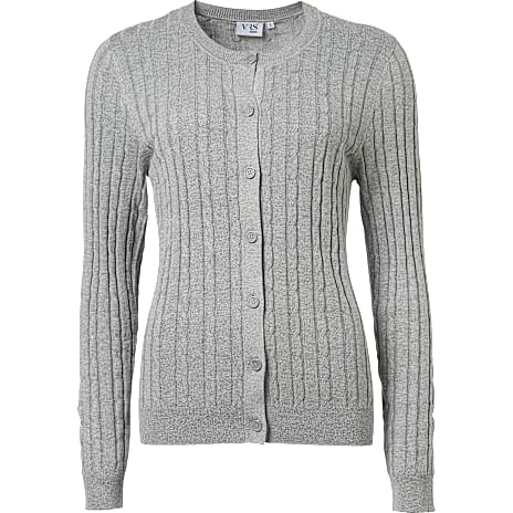 VRS Dame Cardigan Str. 2XL Grå