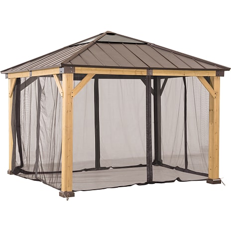 Sunjoy Net til pavillon khaki