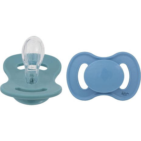 Lullaby Planet Symmetriske sutter 6+ mdr. blå