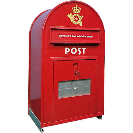 PostNord Danmarks Indsamling Rød Postkasse