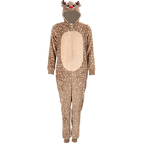 VRS Dame Rensdyr Jumpsuit - L - Beige