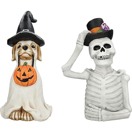 Halloween Stor Figur Med LED Højde 50 cm Assorteret