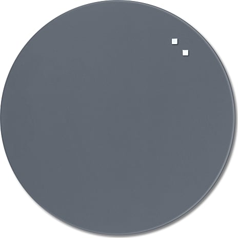 NAGA Glastavle Magnetisk Rund Ø45 cm Grå