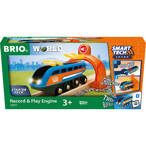 BRIO Smart Tech Sound Lokomotiv Med Lydoptager 33971