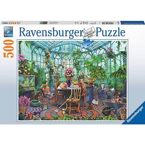 Ravensburger Morgen I Drivhuset Puslespil 500 Brikker