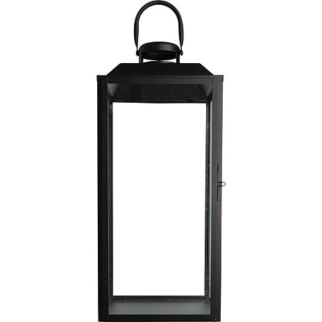 Metal Lanterne Højde 52 cm Sort