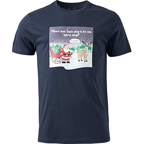 VRS Herre T-shirt Str. S Mørkeblå