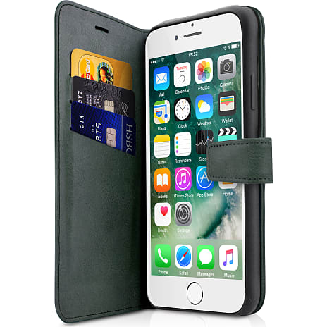 ITSKINS iPhone SE-2020/8/7/6S/6 Wallet Grøn