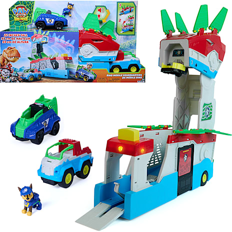 Paw Patrol: Dino Filmen 2-i-1 Mobilt Dino-hovedkvarter