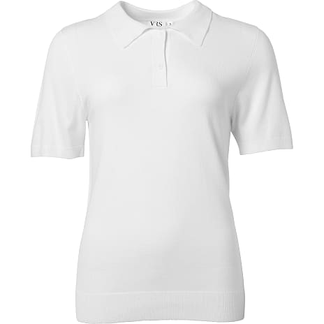 VRS Dame Polo T-shirt Str. L Hvid
