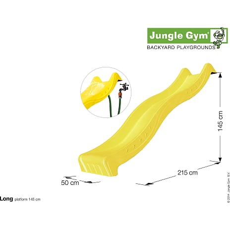 Jungle Gym Rutsjebane 265 cm Gul