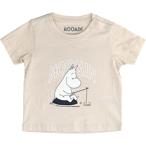 Licens Mumitrold T-shirt str. 98/104 - beige 1 stk.