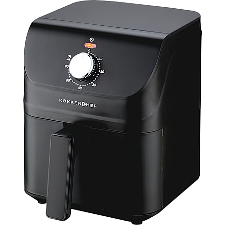 Køkkenchef airfryer 4 liter - sort 1 stk.