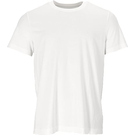 VRS herre T-shirt str. S - hvid 1 stk.