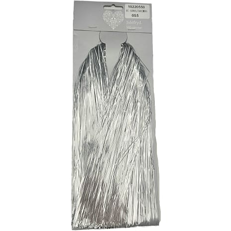 Julefryd Lametta Strimler 50 cm 500-pak Sølv